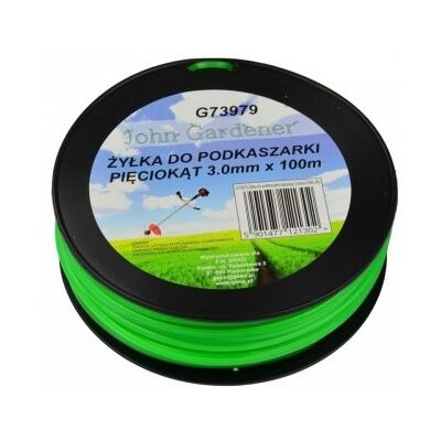 Geko Żyłka do podkaszarki pięciokąt 3,0mmx100m (20) Geko Żyłka do podkaszarki pięciokąt 3,0mmx100m (20)
