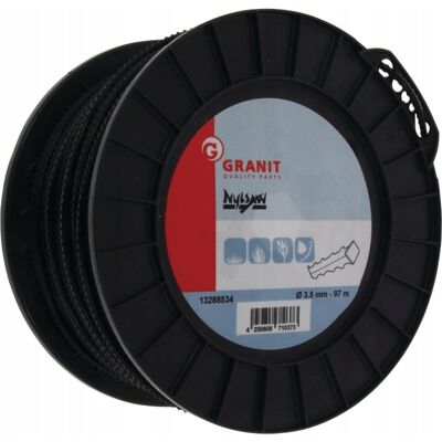 Granit Żyłka tnąca nylonowa-ząb piły fi 3,5mm 97m NYLSAW Granit Żyłka tnąca nylonowa-ząb piły fi 3,5mm 97m NYLSAW
