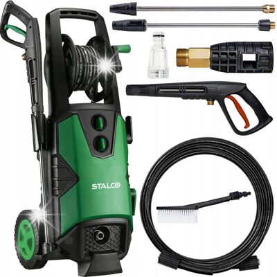 MYJKA CIŚNIENIOWA 470 SAMOSSĄCA INDUKCJA PISTOLET SZCZOTKA WĄŻ STALCO 2500W MYJKA CIŚNIENIOWA 470 SAMOSSĄCA INDUKCJA PISTOLET SZCZOTKA WĄŻ STALCO 2500W