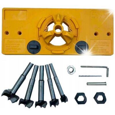 KRAFT&DELE Szablon do wiercenia otworów pod zawiasy drzwiowe KD11251 KRAFT&DELE Szablon do wiercenia otworów pod zawiasy drzwiowe KD11251