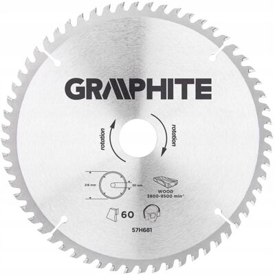 Tarcza do cięcia GRAPHITE 57H681 216 mm Tarcza do cięcia GRAPHITE 57H681 216 mm