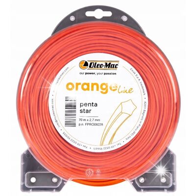 Żyłka tnąca gwiazdka OLEO-MAC 2,7 mm Penta Star 70 m FPRO08228 Żyłka tnąca gwiazdka OLEO-MAC 2,7 mm Penta Star 70 m FPRO08228