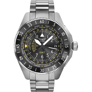 Zegarek Męski Aviator V.1.37.0.307.5 srebrny Zegarek Męski Aviator V.1.37.0.307.5 srebrny