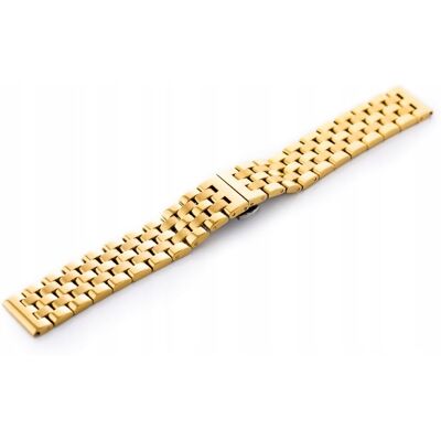 Bisset Bransoleta Pacific Model 2 - złota 20mm Bisset Bransoleta Pacific Model 2 - złota 20mm