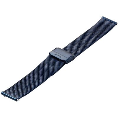 Bransoleta stalowa do zegarka 18 mm Bisset BM-103/18 Blue Bransoleta stalowa do zegarka 18 mm Bisset BM-103/18 Blue