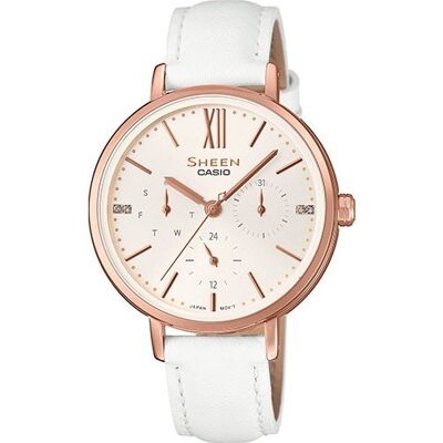 Casio Sheen, Zegarek damski, Classic SHE-3064PGL-7AUER Casio Sheen, Zegarek damski, Classic SHE-3064PGL-7AUER