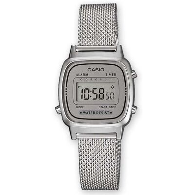 Casio Zegarek damski LA670WEM-7EF, srebrny Casio Zegarek damski LA670WEM-7EF, srebrny