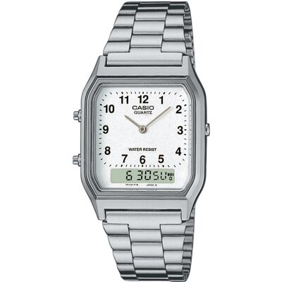 Casio Zegarek męski, Retro, AQ-230A -7BMQYES Casio Zegarek męski, Retro, AQ-230A -7BMQYES