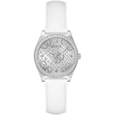 Guess Boa zegarek damski srebrny z błyszczącą tarczą GW0989L1 Guess Boa zegarek damski srebrny z błyszczącą tarczą GW0989L1