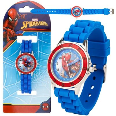 sarcia.eu MARVEL Spider-Man Dziecięcy ZEGAREK KWARCOWY na rękę, ANALOGOWY zegarek do nauki DLA CHŁOPCA 6+ sarcia.eu MARVEL Spider-Man Dziecięcy ZEGAREK KWARCOWY na rękę, ANALOGOWY zegarek do nauki DLA CHŁOPCA 6+