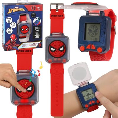 sarcia.eu MARVEL Spider-Man Wielofunkcyjny zegarek edukacyjny z grami, alarm, stoper dla dzieci sarcia.eu MARVEL Spider-Man Wielofunkcyjny zegarek edukacyjny z grami, alarm, stoper dla dzieci