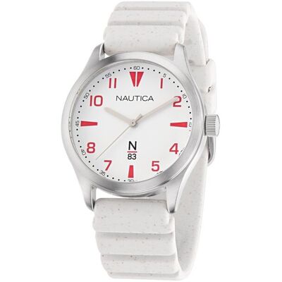 Nautica Zegarek Męskie Biały Naphbs403 Nautica Zegarek Męskie Biały Naphbs403