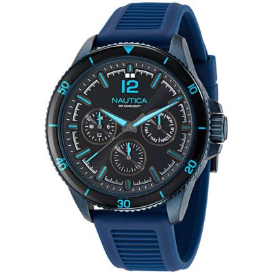Nautica Zegarek Męskie Granatowy Napwrs401 Nautica Zegarek Męskie Granatowy Napwrs401