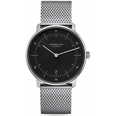 inna (Inny) Nowy Oryginalny Zegarek męski Sternglas S01-NA03-MI04 Naos mesh +grawer inna (Inny) Nowy Oryginalny Zegarek męski Sternglas S01-NA03-MI04 Naos mesh +grawer