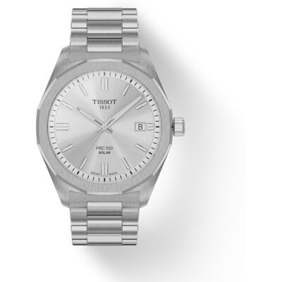 Orologio Uomo Tissot Prc 100 Solar 39mm T1514221103100 Orologio Uomo Tissot Prc 100 Solar 39mm T1514221103100