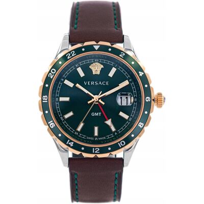 Oryginalny Zegarek Versace Hellenyium Gmt V1109/0017 Pomysł Na Prezent Oryginalny Zegarek Versace Hellenyium Gmt V1109/0017 Pomysł Na Prezent