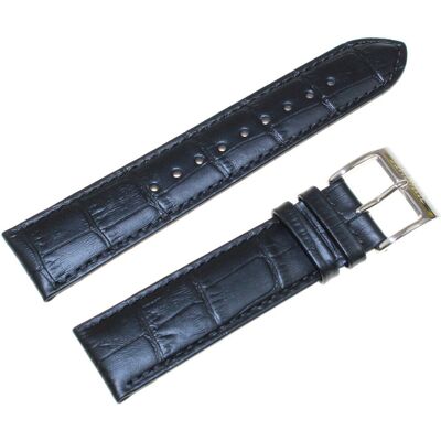 Pasek Do Zegarka Atlantic 21 Mm Czarny Sczk-M21s Pasek Do Zegarka Atlantic 21 Mm Czarny Sczk-M21s