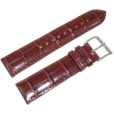 Pasek do zegarka Atlantic 22 mm brązowy Pasek do zegarka Atlantic 22 mm brązowy
