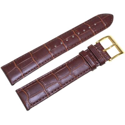 Pasek do zegarka Atlantic 22 mm brązowy XL Pasek do zegarka Atlantic 22 mm brązowy XL