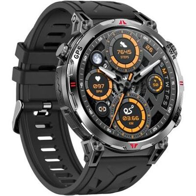 Rubicon Smartwatch Rncf52 Czarny Czarna Bransoleta + Czarny Silikon Rubicon Smartwatch Rncf52 Czarny Czarna Bransoleta + Czarny Silikon