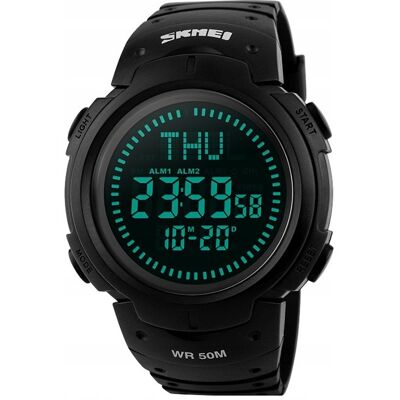 SKMEI Zegarek męski elektroniczny timer kompas SKMEI Zegarek męski elektroniczny timer kompas