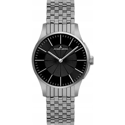 Inny producent Srebrny Zegarek JACQUES LEMANS 1-1462ZB elagancki look casual Inny producent Srebrny Zegarek JACQUES LEMANS 1-1462ZB elagancki look casual