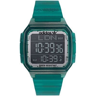 Wodoodporny zegarek sportowy męski ADIDAS cyfrowy zielony Wodoodporny zegarek sportowy męski ADIDAS cyfrowy zielony