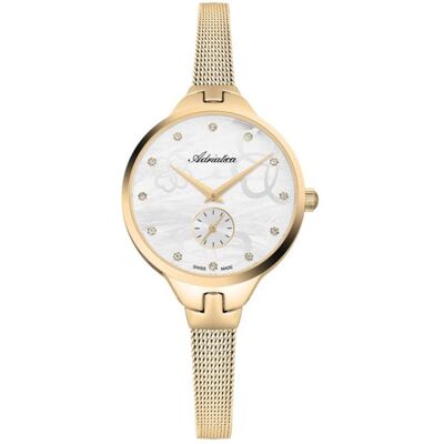 Zegarek Adriatica A3719.114FQ Fashion Mesh Cyrkonie Zegarek Adriatica A3719.114FQ Fashion Mesh Cyrkonie