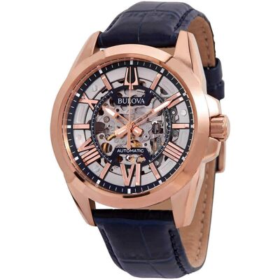 Zegarek Bulova Sutton Automatic Skeleton Dial 97a161 100m Men'S Watch Zegarek Bulova Sutton Automatic Skeleton Dial 97a161 100m Men'S Watch