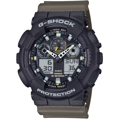 Zegarek Casio G-Shock GA-100TU-1A3ER 20BAR Zegarek Casio G-Shock GA-100TU-1A3ER 20BAR