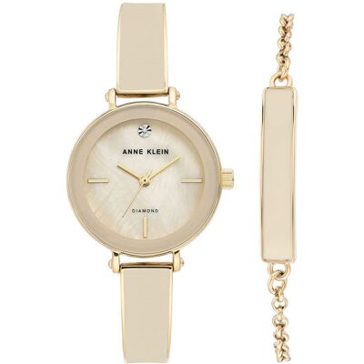 Zegarek Damski Anne Klein AK-3620CRST złoty Zegarek Damski Anne Klein AK-3620CRST złoty