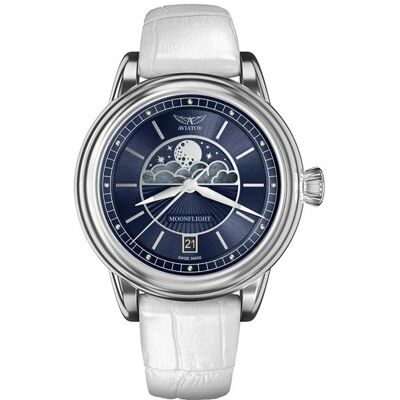 Zegarek Damski Aviator V.1.33.0.255.4.WM biały Zegarek Damski Aviator V.1.33.0.255.4.WM biały