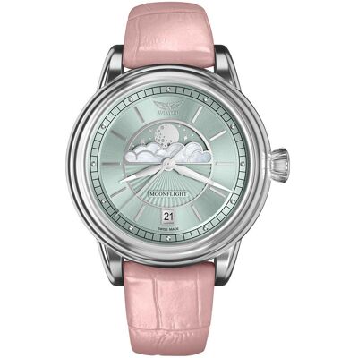 Zegarek Damski Aviator V.1.33.0.261.4.PM różowy Zegarek Damski Aviator V.1.33.0.261.4.PM różowy