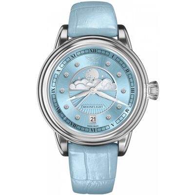 Zegarek Damski Aviator V.1.33.0.359.4 niebieski Zegarek Damski Aviator V.1.33.0.359.4 niebieski