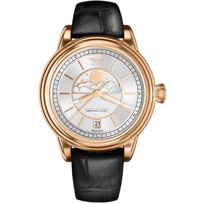 Zegarek Damski Aviator V.1.33.2.251.4BM czarny Zegarek Damski Aviator V.1.33.2.251.4BM czarny