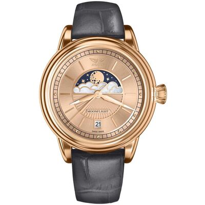 Zegarek Damski Aviator V.1.33.2.260.4GM szary Zegarek Damski Aviator V.1.33.2.260.4GM szary