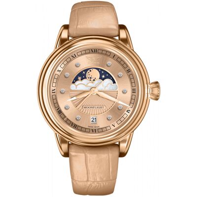 Zegarek Damski Aviator V.1.33.2.383.4 beżowy Zegarek Damski Aviator V.1.33.2.383.4 beżowy