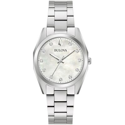Zegarek Damski Bulova 96p228 Srebrny Zegarek Damski Bulova 96p228 Srebrny