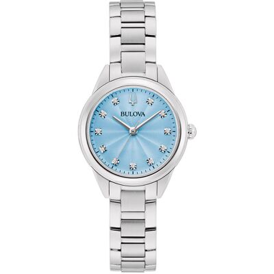 Zegarek Damski Bulova 96P250 srebrny Zegarek Damski Bulova 96P250 srebrny