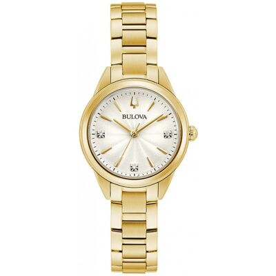 Zegarek Damski Bulova 97P150 złoty Zegarek Damski Bulova 97P150 złoty
