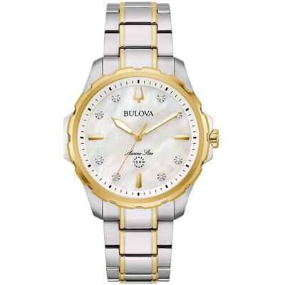 Zegarek Damski Bulova 98p227 Srebrny Zegarek Damski Bulova 98p227 Srebrny