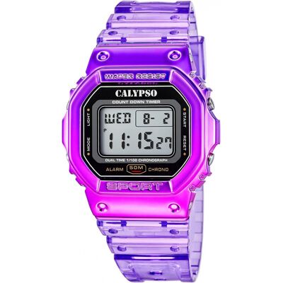 Zegarek Damski Calypso K5874-2 Fioletowy Zegarek Damski Calypso K5874-2 Fioletowy