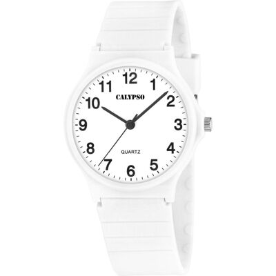 Zegarek Damski Calypso K5880-1 Biały Zegarek Damski Calypso K5880-1 Biały