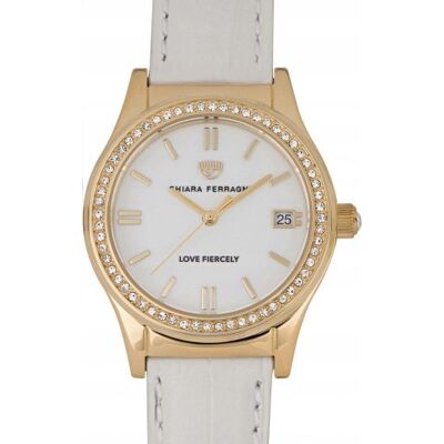 Slazenger Zegarek damski CHIARA FERRAGNI R1951102502 biały fashion Slazenger Zegarek damski CHIARA FERRAGNI R1951102502 biały fashion