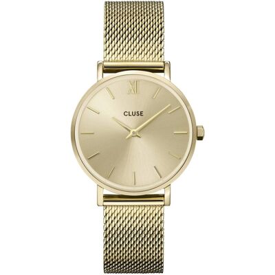Zegarek Damski Cluse Minuit Złoty Cw10208 Zegarek Damski Cluse Minuit Złoty Cw10208