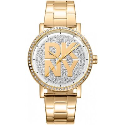 Zegarek damski DKNY DK1L035M0215 złoty fashion na prezent Zegarek damski DKNY DK1L035M0215 złoty fashion na prezent