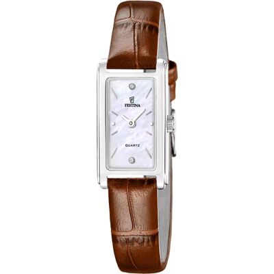Zegarek Damski Festina F20769-2 CYRKONIE brązowy Zegarek Damski Festina F20769-2 CYRKONIE brązowy