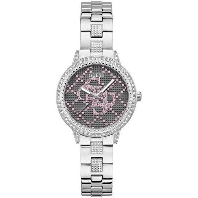 Zegarek Damski Guess GW0944L1 srebrny Zegarek Damski Guess GW0944L1 srebrny