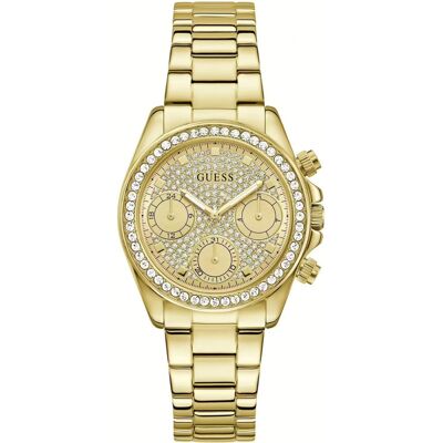 Zegarek Damski Guess GW1037L2 CYRKONIE złoty Zegarek Damski Guess GW1037L2 CYRKONIE złoty