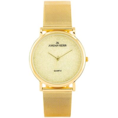 Zegarek Damski Jordan Kerr - C3129 (Zj928b) Gold Zegarek Damski Jordan Kerr - C3129 (Zj928b) Gold